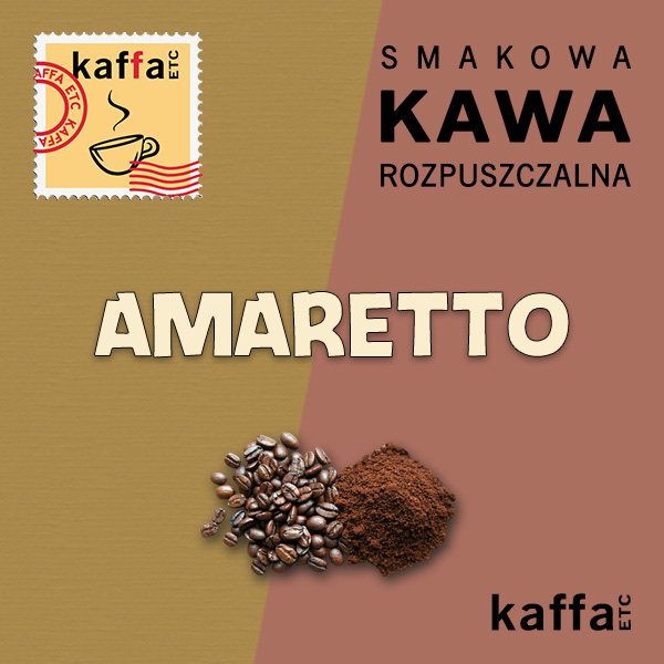 Kawa rozpuszczalna smakowa Amaretto