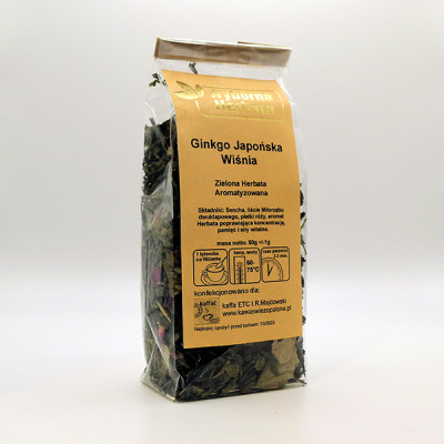 Zielona herbata - Ginkgo Japońska wiśnia